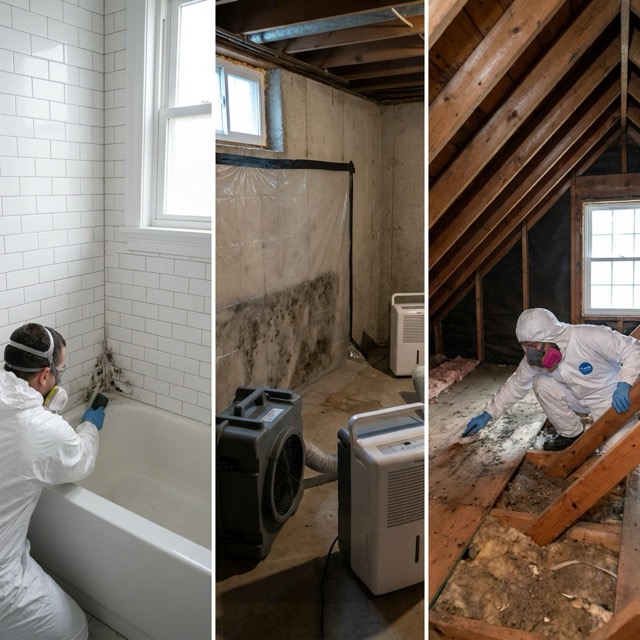 mold removal cost per square foot Mississippi - bathroom basement attic comparison