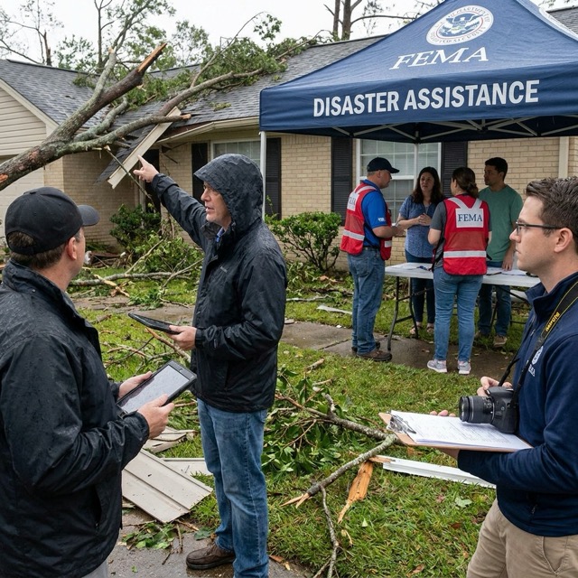 storm damage insurance claim Ohio - documentation and FEMA assistance process
