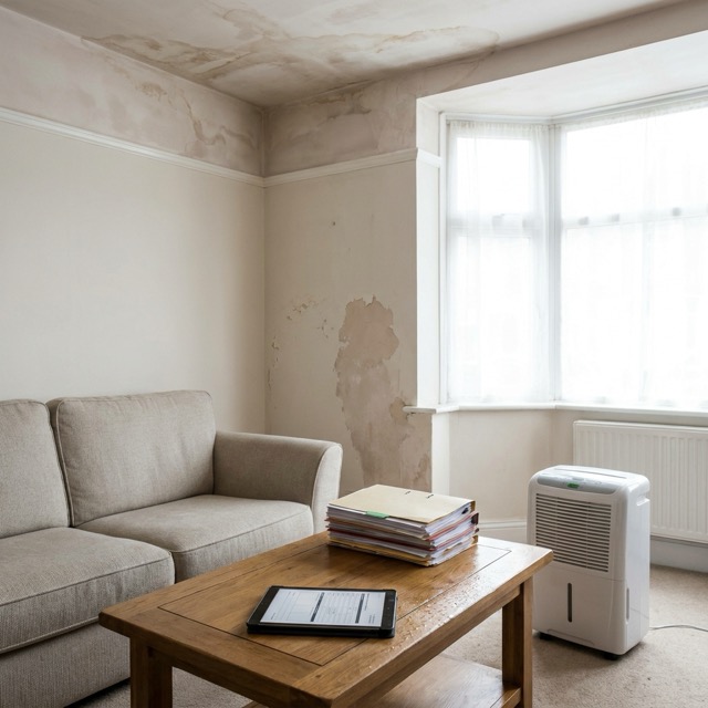 water damage insurance documentation Mississippi - photographing damage for claims