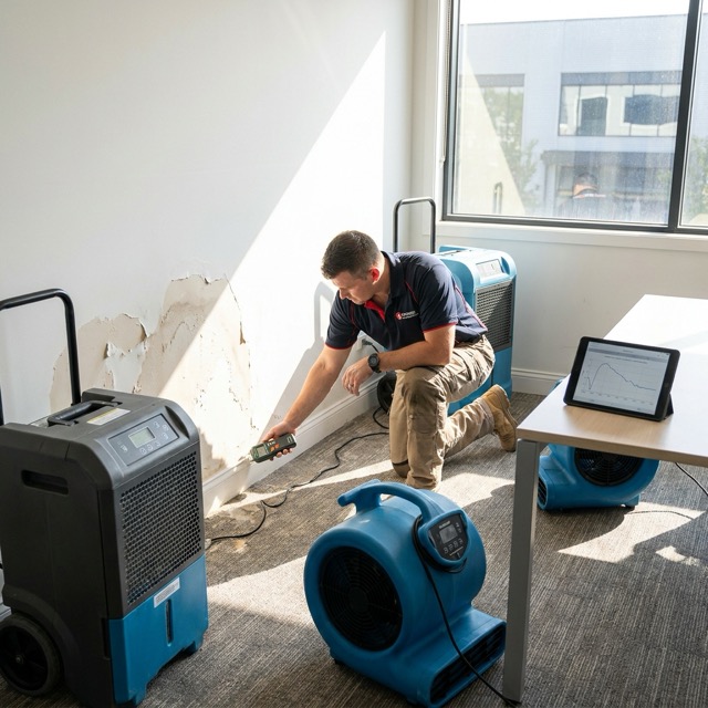 mold prevention after water damage Mississippi - drying timeline and dehumidification